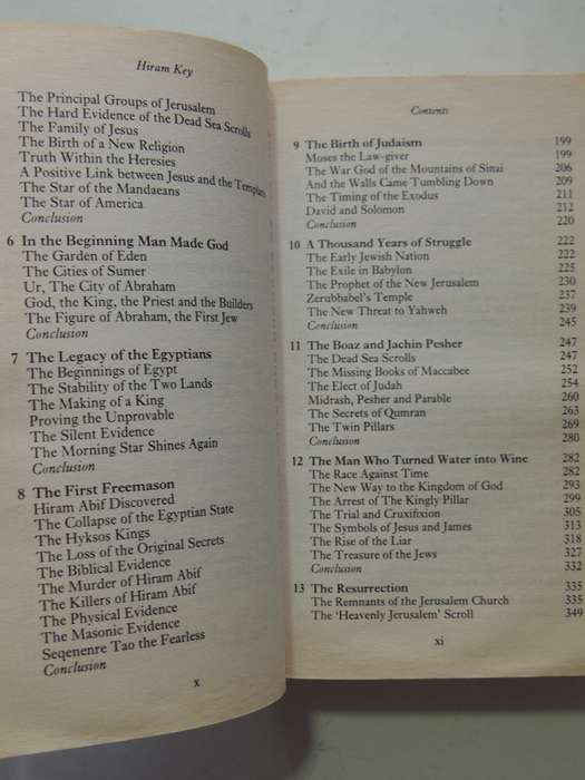 The Hiram Key: Pharaohs, Freemasons & The Discovery Of The Secret Scrolls Of Jesus - Christopher K