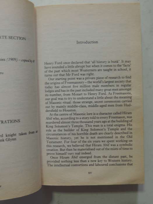 The Hiram Key: Pharaohs, Freemasons & The Discovery Of The Secret Scrolls Of Jesus - Christopher K