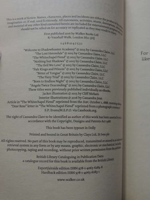 Tales from the Shadowhunter Academy- Cassandra Clare, Sarah R Brennan, Maureen Johnson,Rob Wasserman
