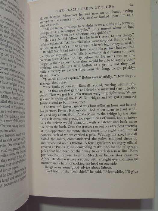 The Flame Trees Of Thika: Memories Of An African Childhood- Elspeth Huxley 1959