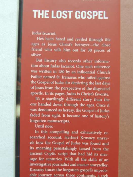 The Lost Gospel: The Quest For The Gospel Of Judas Iscariot - Herbert Krosney