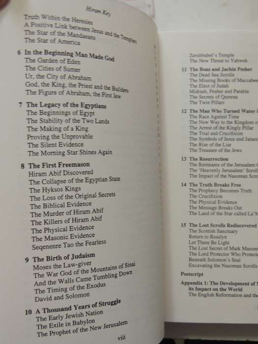 The Hiram Key: Pharaohs, Freemasons & Discovery Of Secret Scrolls Of JesusChristopher Knight, R L