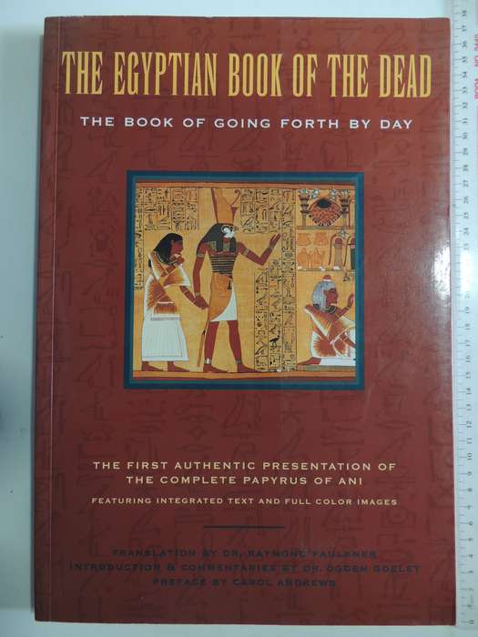 The Egyptian Book of the Dead, The Book of Going Forth by Day - Transl by Raymond Faulkner