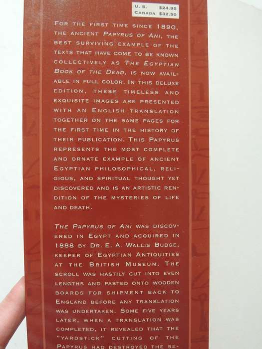 The Egyptian Book of the Dead, The Book of Going Forth by Day - Transl by Raymond Faulkner