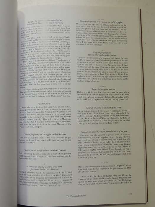 The Egyptian Book of the Dead, The Book of Going Forth by Day - Transl by Raymond Faulkner