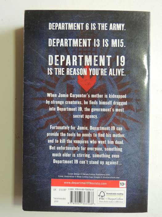 Department 19, They Don't Exist, but they save your life everyday- Will Hill