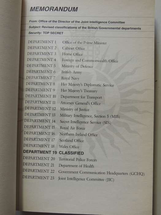 Department 19, They Don't Exist, but they save your life everyday- Will Hill
