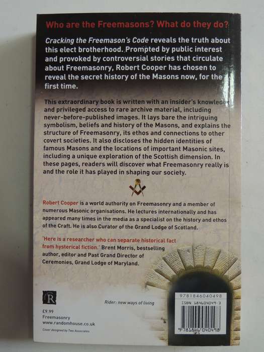 Cracking The Freemason's Code: The Truth About Solomon's Key & The Brotherhood - Robert L.D. Cooper