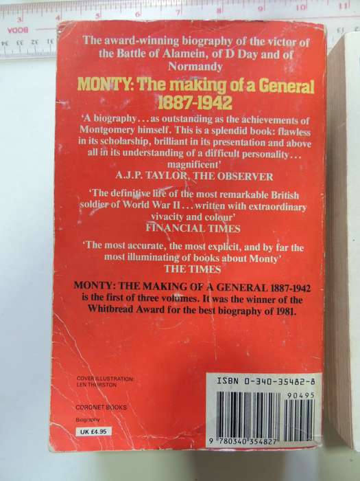 Monty: The Authorised Biography In Three Volumes   Nigel Hamilton