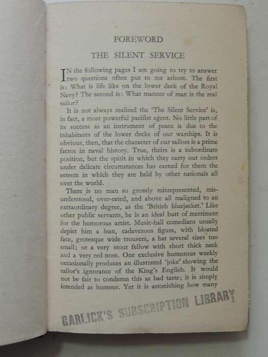 "Clear Lower Deck": An Intimate Study Of The Man Of The Royal Navy  - Sidney Knock  2nd Edition 1933
