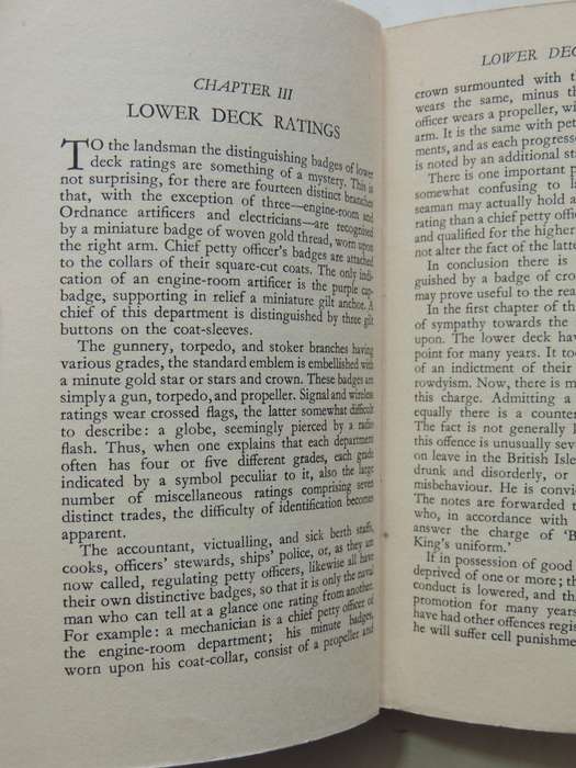 "Clear Lower Deck": An Intimate Study Of The Man Of The Royal Navy  - Sidney Knock  2nd Edition 1933