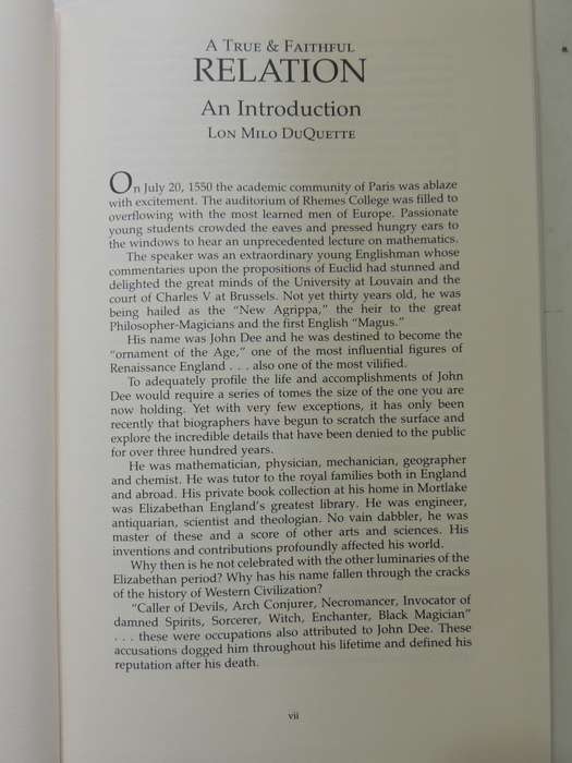 A True & Faithful Relation of What Passed for Many Years Between Dr John Dee & Some Spirits