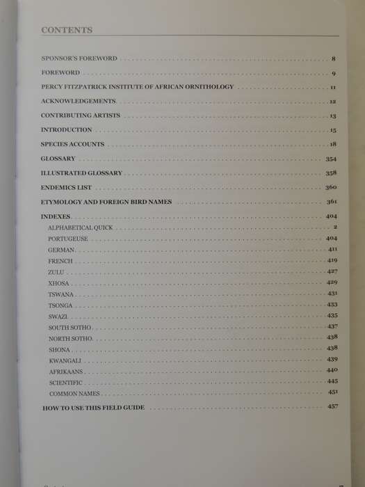 Roberts Bird Guide  - Hugh Chittenden    Reprinted 2009