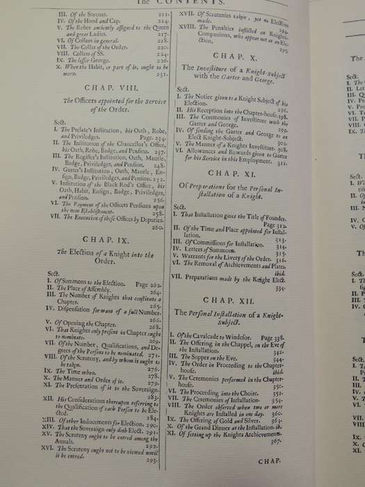 The Institution, Laws & Ceremonies of the Most Noble Order of the Garter, Facsimile Edition 1971,...