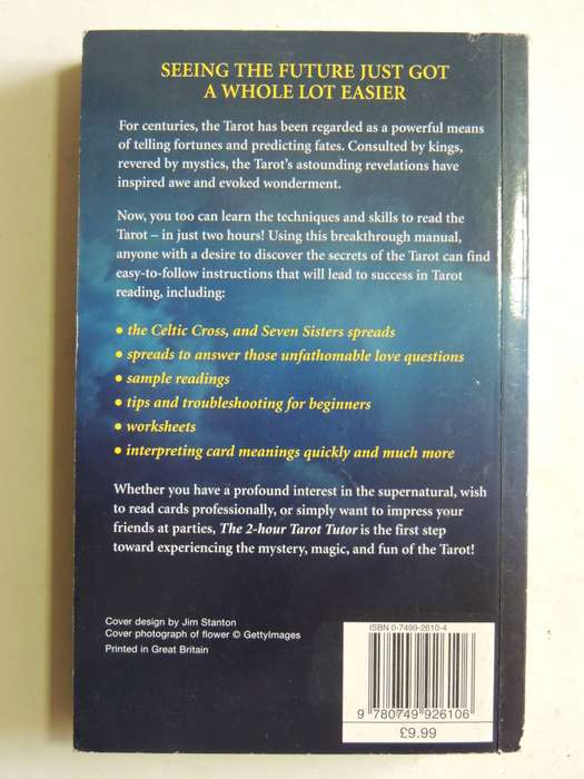 The 2-Hour Tarot Tutor: Fast, Revolutionary Method For Learning To Read Tarot Cards In 2 HoursW Car