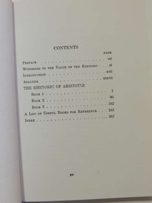 The Rhetoric Of Aristotle - Lane Cooper
