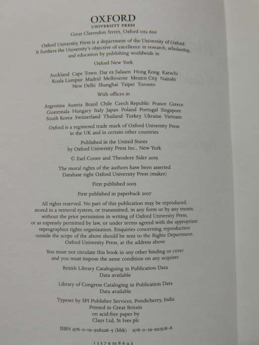 Riddles Of Existence: A Guided Tour Of Metaphysics - Earl Conee & Theodore Sider
