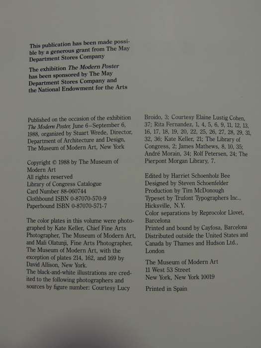 The Modern Poster - Stuart  Wrede, The Museum of Modern Art, New York