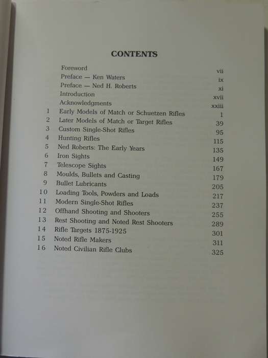 The Breech-Loading Single-Shot Rifle - Major Ned H Roberts & Kenneth L.Waters