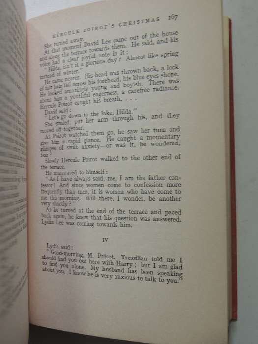 Hercule Poirot's Christmas - Agatha Christie   First Edition 1939 No D/J