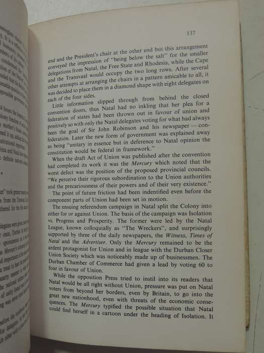 For The Love Of Natal: The Life And Times Of The Natal Mercury 1852-1977 - Terry Wilks