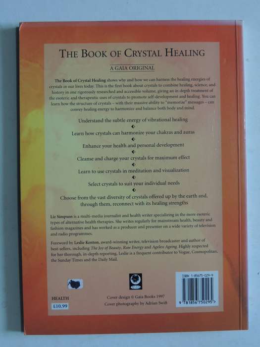 The Book Of Crystral Healing- Liz Simpson