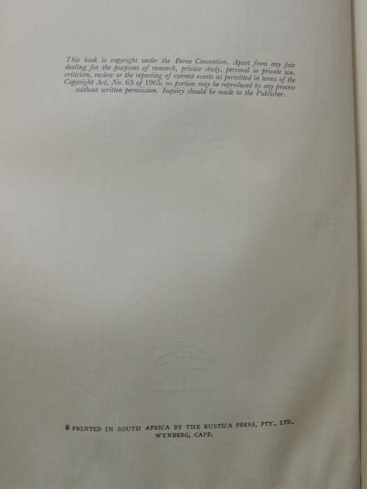 Rand Light Infantry: Signed (No. 99 Of An Unnumbered Limited Issue) - Major B.G. Simpkins