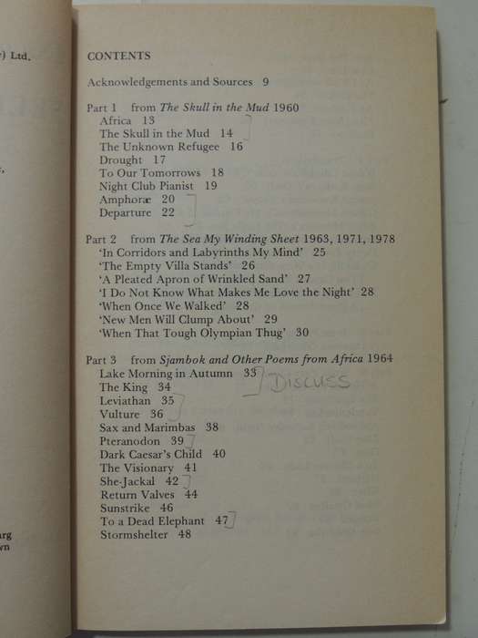 Selected Poems - Douglas Livingstone