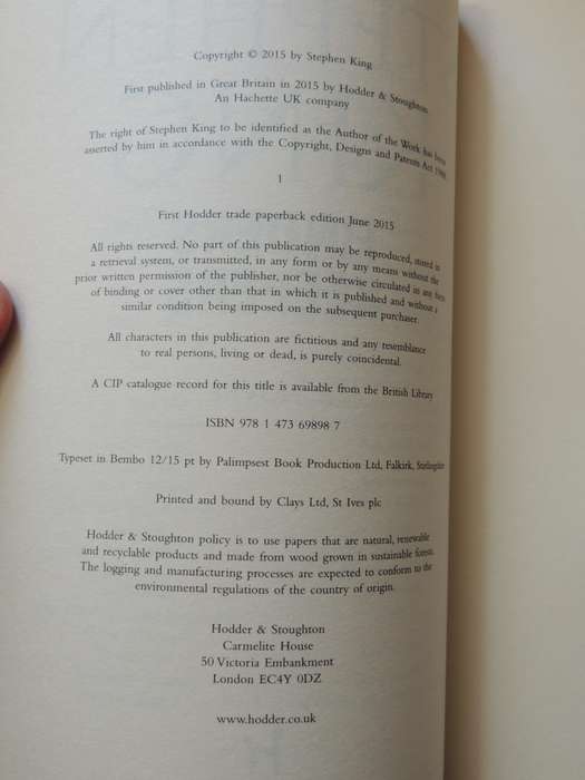 Finders Keepers - Stephen King