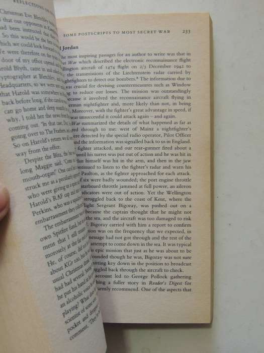 Reflections On Intelligence - R.V. Jones