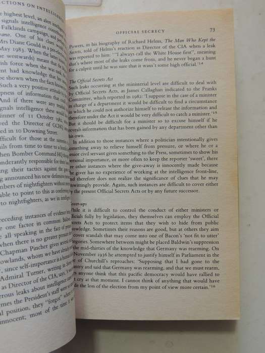 Reflections On Intelligence - R.V. Jones