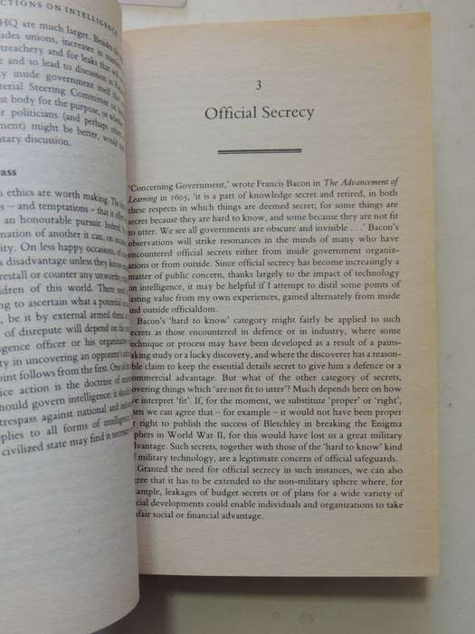 Reflections On Intelligence - R.V. Jones