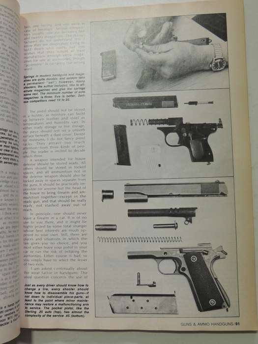 Cooper On Handguns: Complete Guide To Handguns - Jeff Cooper   SCARCE