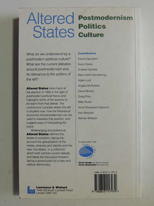 Altered States: Postmodernism, Politics, Culture - ed Mark Perryman