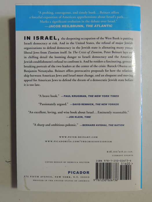 The Crisis Of Zionism - Peter Beinart