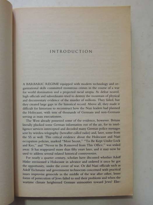 Official Secrets: What The Nazis Planned What The British And The Americans Knew - Richard Breitman