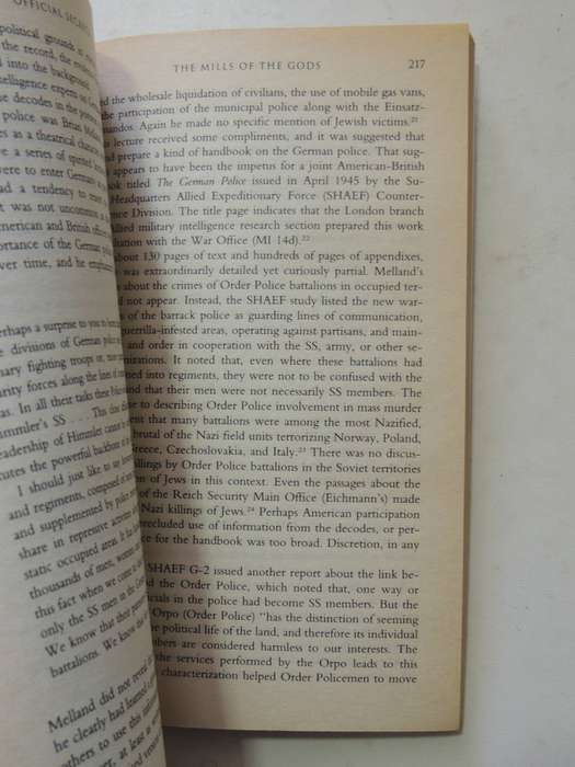 Official Secrets: What The Nazis Planned What The British And The Americans Knew - Richard Breitman