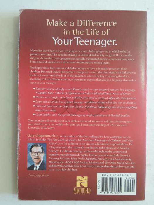 The Five Love Languages Of Teenagers - Gary Chapman