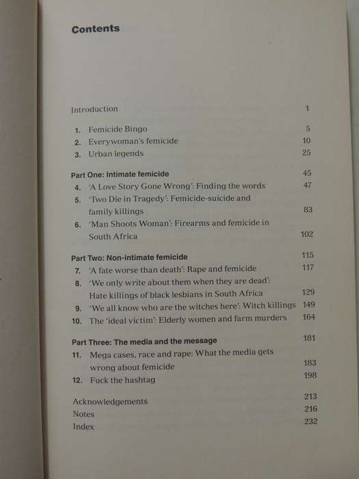 Femicide In South Africa - Nechama Brodie