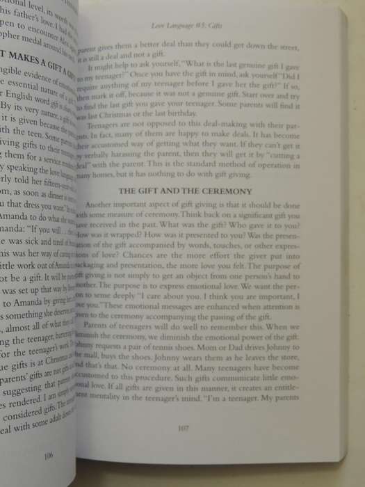 The Five Love Languages Of Teenagers - Gary Chapman