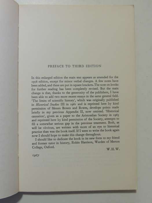 An Introduction To Philosophy Of History - W.H. Walsh