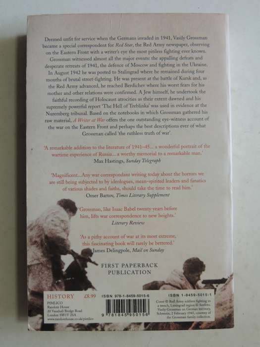 A Writer At War: Vasily Grossman With The Red Army 1941-1945 ed and trans Antony Beevor & Luba Vinog