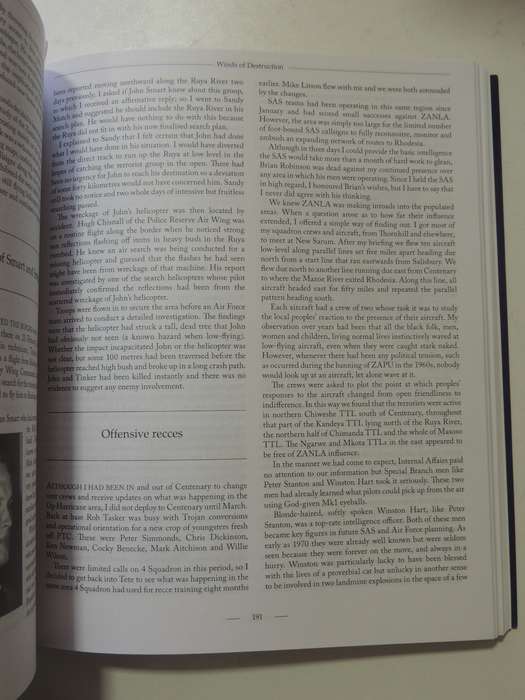 Winds Of Destruction - The Autobiography Of A Rhodesian Combat Pilot  P.J.H. Petter-Bowyer