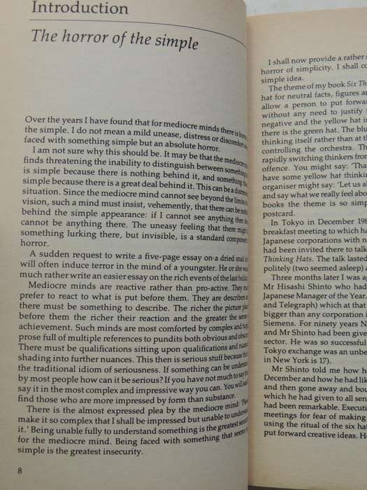 Letters To Thinkers: Further Thoughts On Lateral Thinking- Edward De Bono