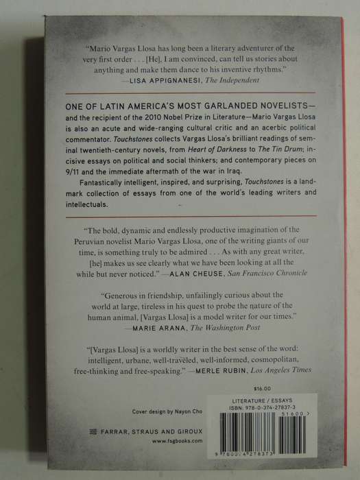 Touchstones: Essays On Literature, Art And Politics - Mario Vargas Llosa