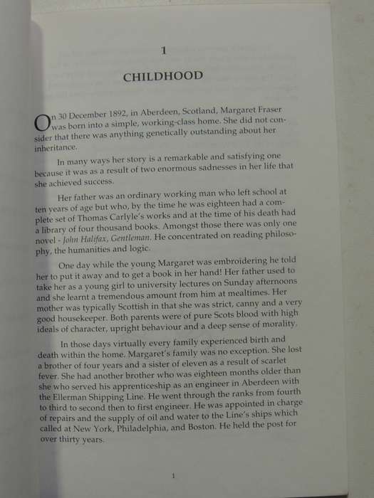 Margaret Myles: A Cameo - Elspeth Ferguson   Inscribed