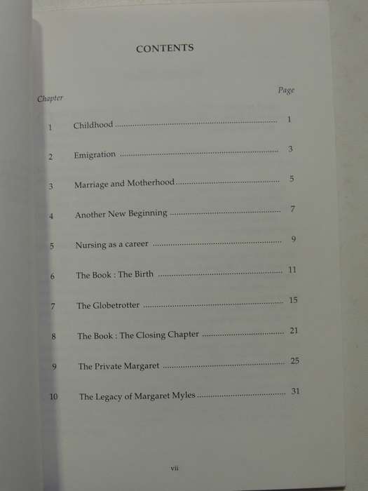 Margaret Myles: A Cameo - Elspeth Ferguson   Inscribed