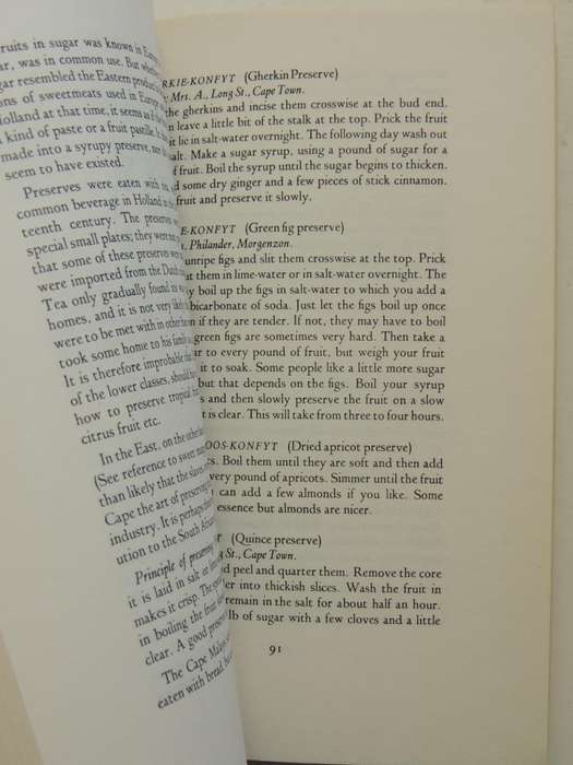 Traditional Cookery Of The Cape Malays - Hilda Gerber  1987
