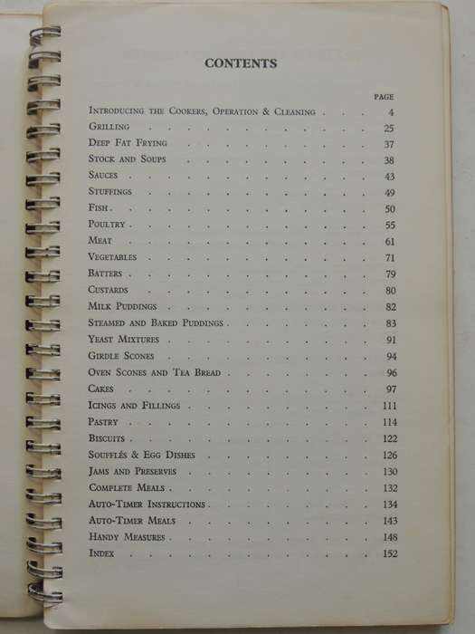 Cookery and Instruction Book For Use With G.E.C. Electric Cookers (1951) - ed Margaret Leader