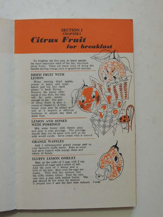 Sunshine Recipe Book: 350 Ways Of Using Citrus Fruit - ed Hilda Gerber